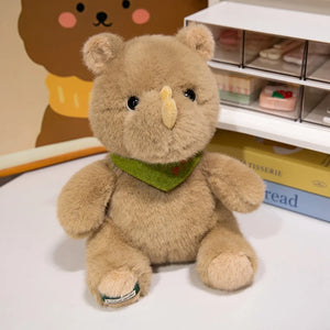 plush soft rhino