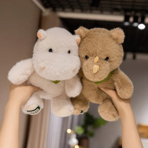 plush soft rhino