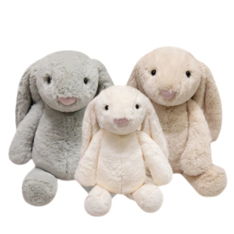 Plush soft rabbit with long ears