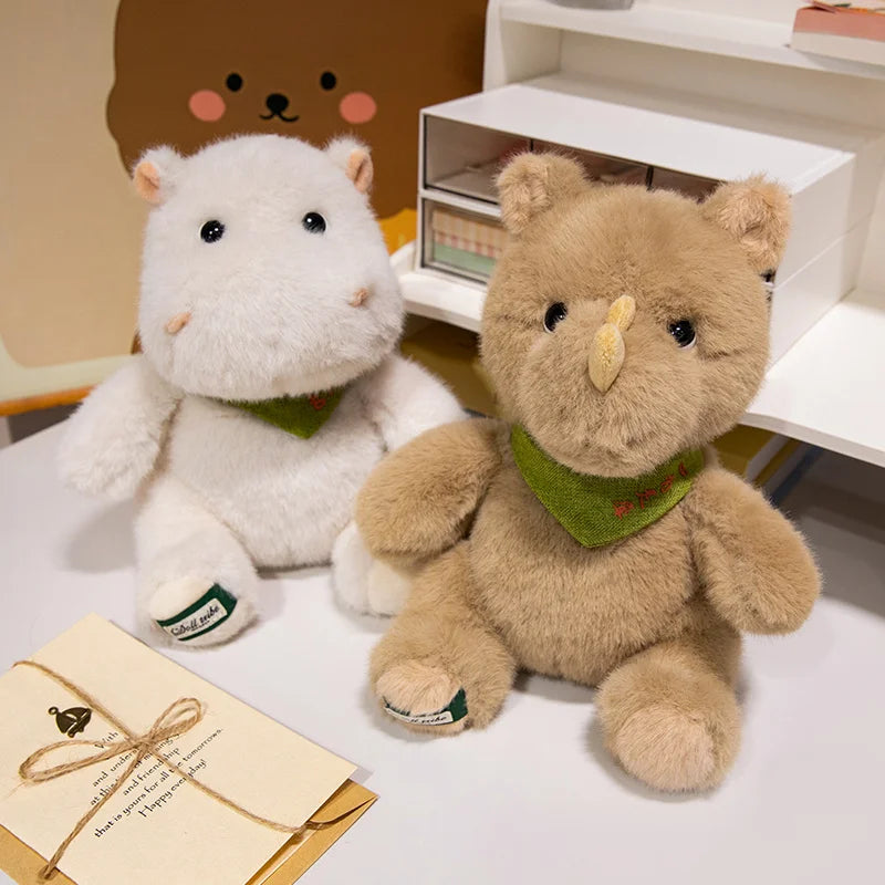 plush soft rhino
