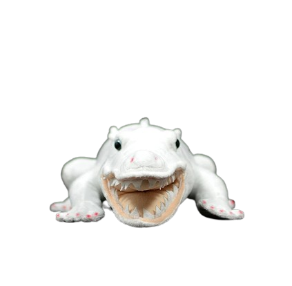 plush albino alligator