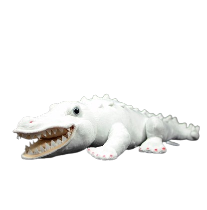 plush albino alligator
