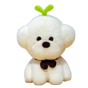 plush dog with accessories