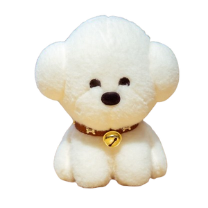plush dog with accessories