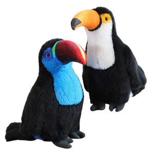 plush colorful toucan