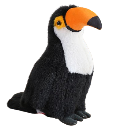 plush colorful toucan