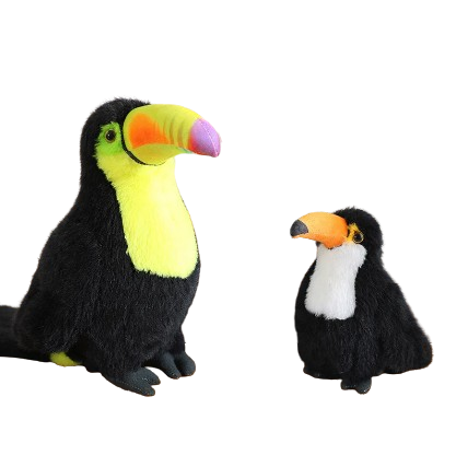 plush colorful toucan