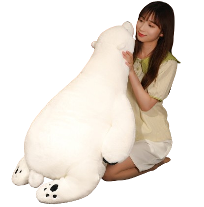 giant plush polar bear