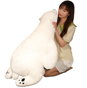 giant plush polar bear