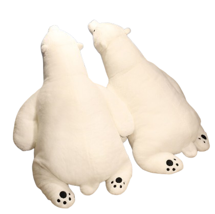 giant plush polar bear