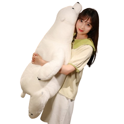 giant plush polar bear