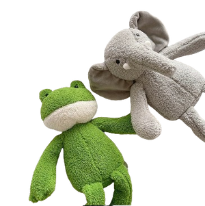 plush long-legged frog/panda/goose/elephant