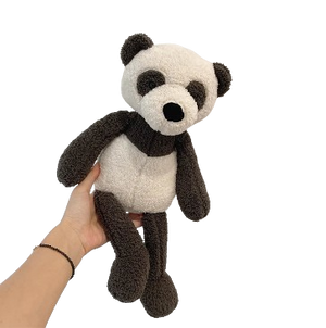 plush long-legged frog/panda/goose/elephant