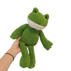 plush long-legged frog/panda/goose/elephant