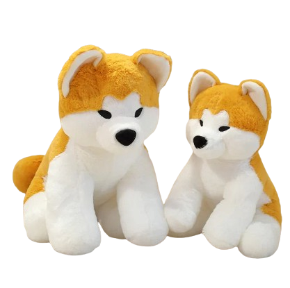 plush shiba inu dog