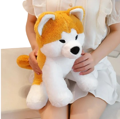 plush shiba inu dog