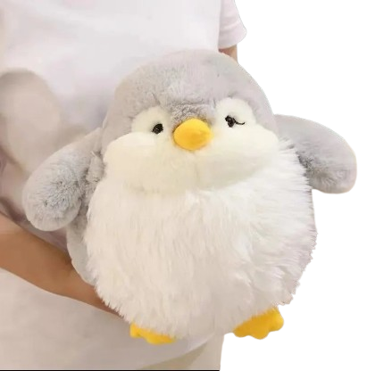 plush round soft baby penguin