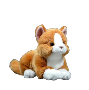 soft plush ginger cat