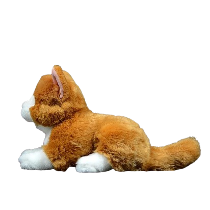soft plush ginger cat
