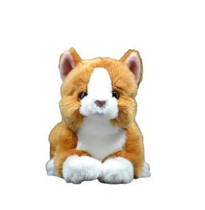 soft plush ginger cat