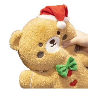 plush christmas cookie teddy bear