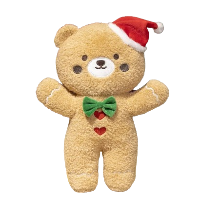 plush christmas cookie teddy bear