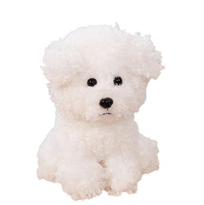 soft plush teddy dog