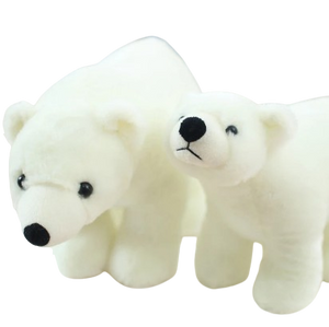 beautiful plush polar bear