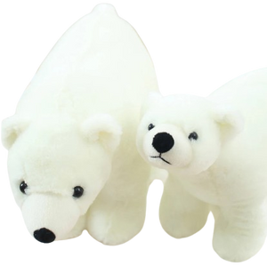 beautiful plush polar bear