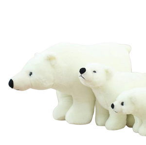 beautiful plush polar bear