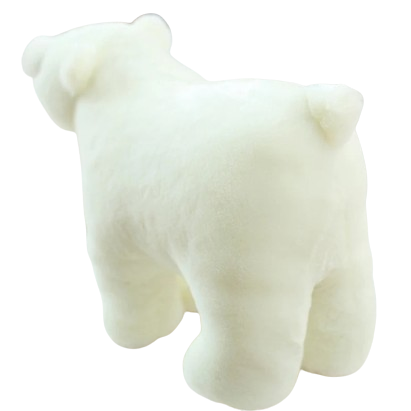 beautiful plush polar bear
