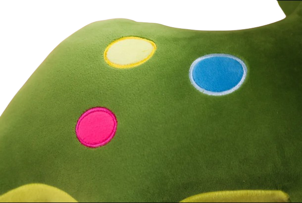 colorful plush triceratops