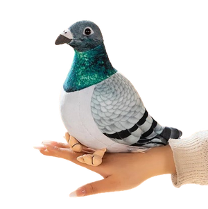 lifelike plush dove