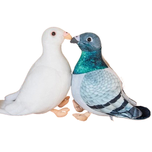 lifelike plush dove