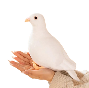 lifelike plush dove