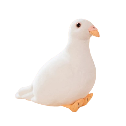 lifelike plush dove