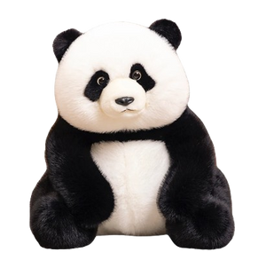 lifelike plush baby panda