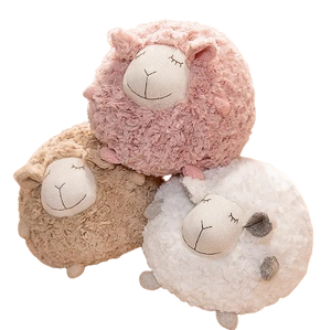 plush soft round sheep
