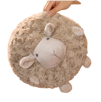 plush soft round sheep