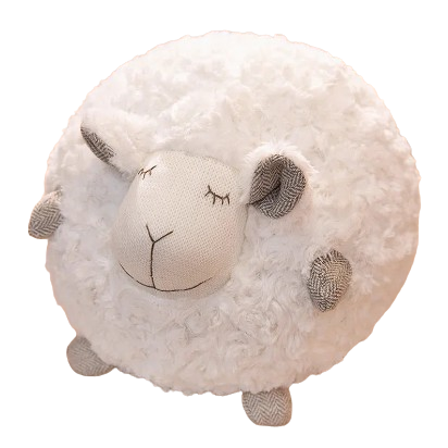 plush soft round sheep