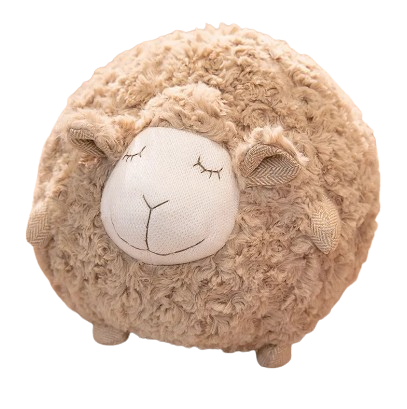 plush soft round sheep