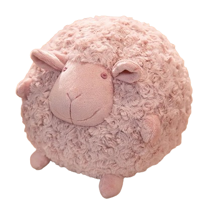 plush soft round sheep