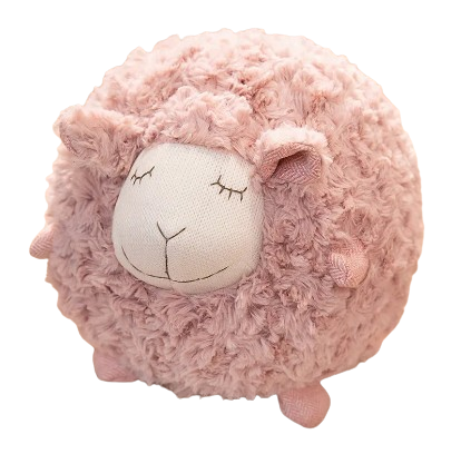 plush soft round sheep